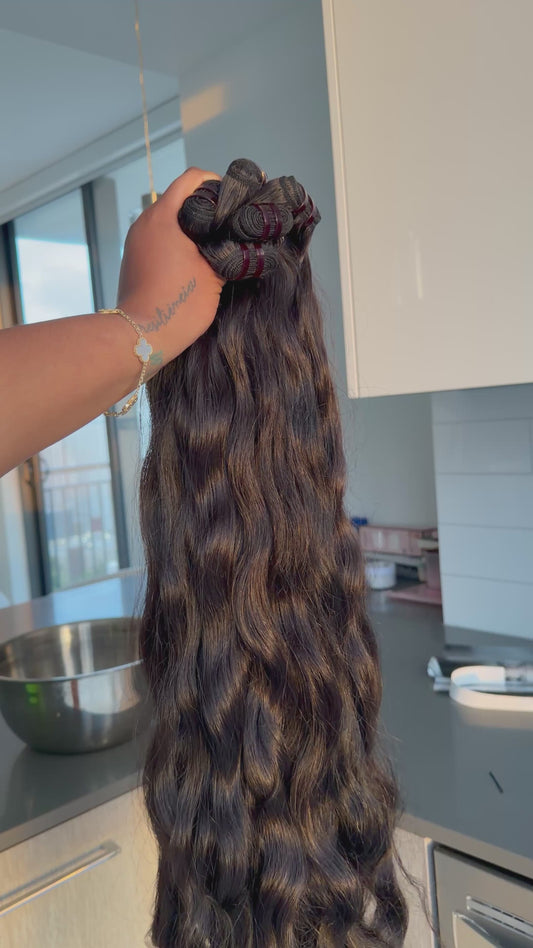 Raw Cambodian wavy